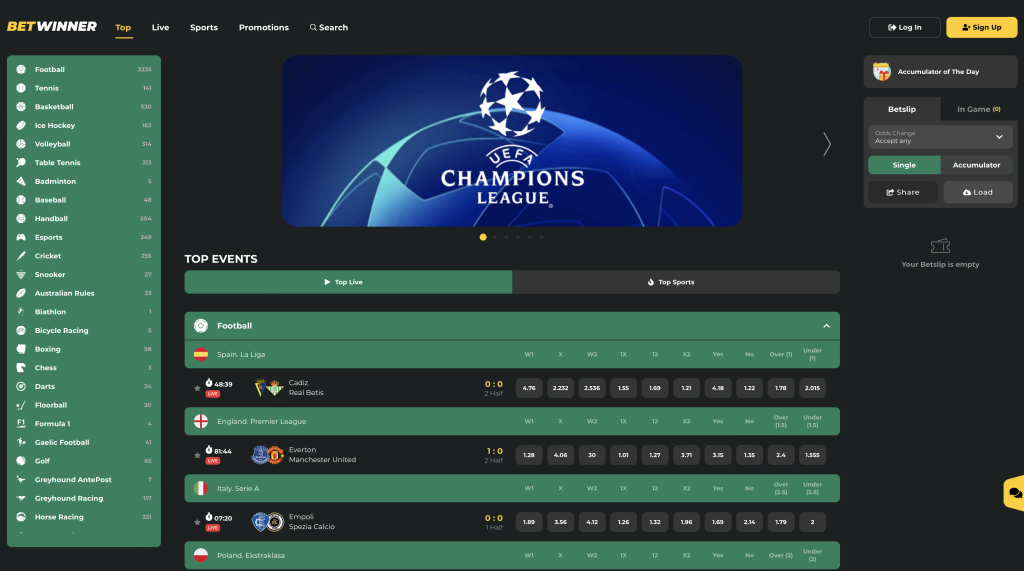 betwinner for cardano sports betting