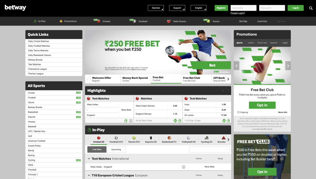 BetWay - ETH Betting Sites