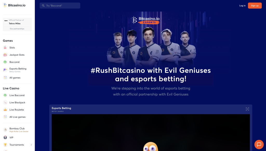 Bitcasino.io - Ethereum Betting Sites