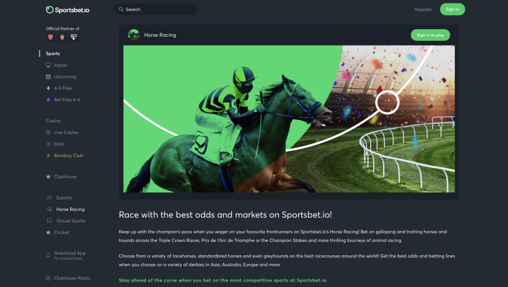 Sportsbet.io -  DOGE Betting Sites